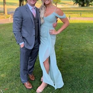 Elegant sage green Gown